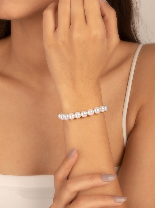 Shell Pearl Beads Bracelet For Women