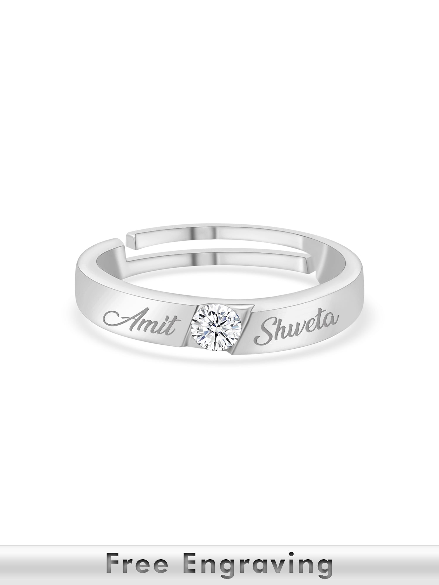 Engagement Rings Ring For Boyfriend Silver Haris Platinum Diamond