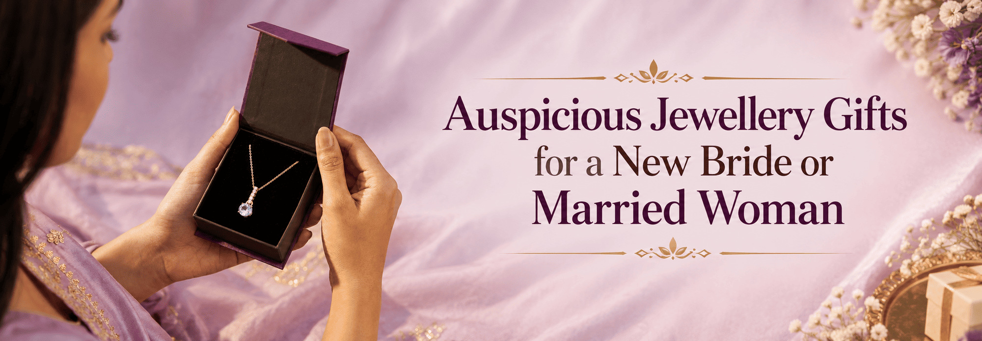 Auspicious Jewellery Gifts for a New Bride or Married Woman