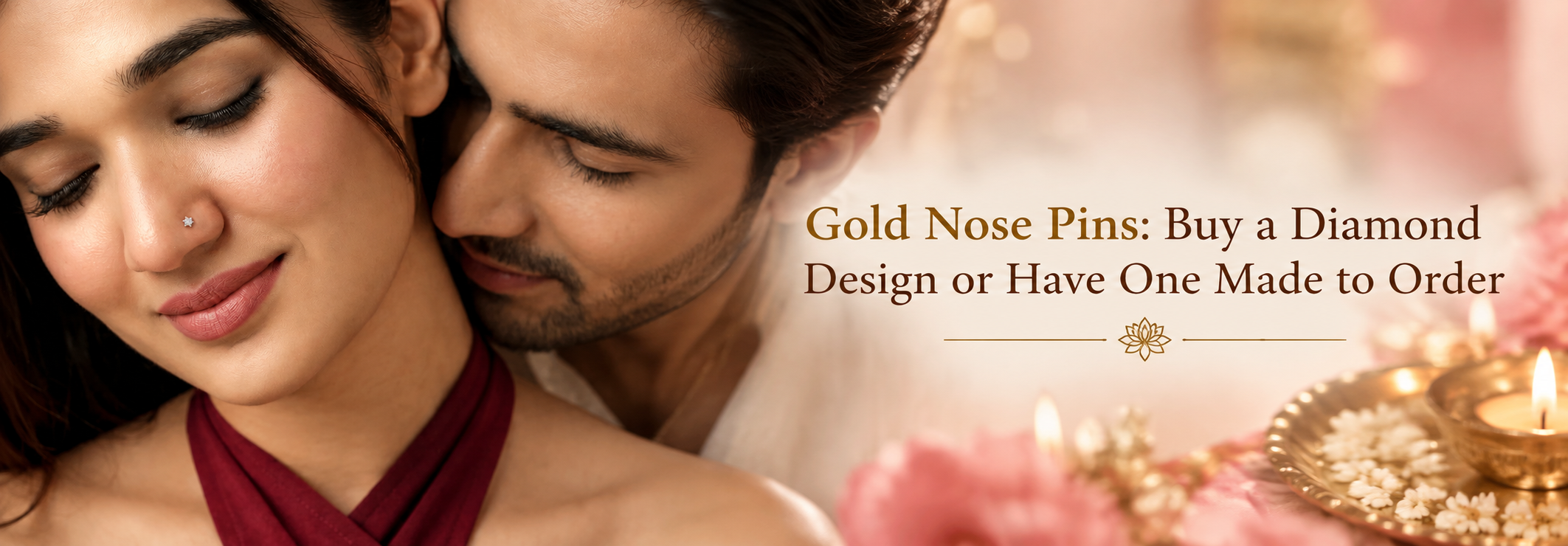 Gold Nose Pins: Buy a Diamond Design or Have One Made to Order