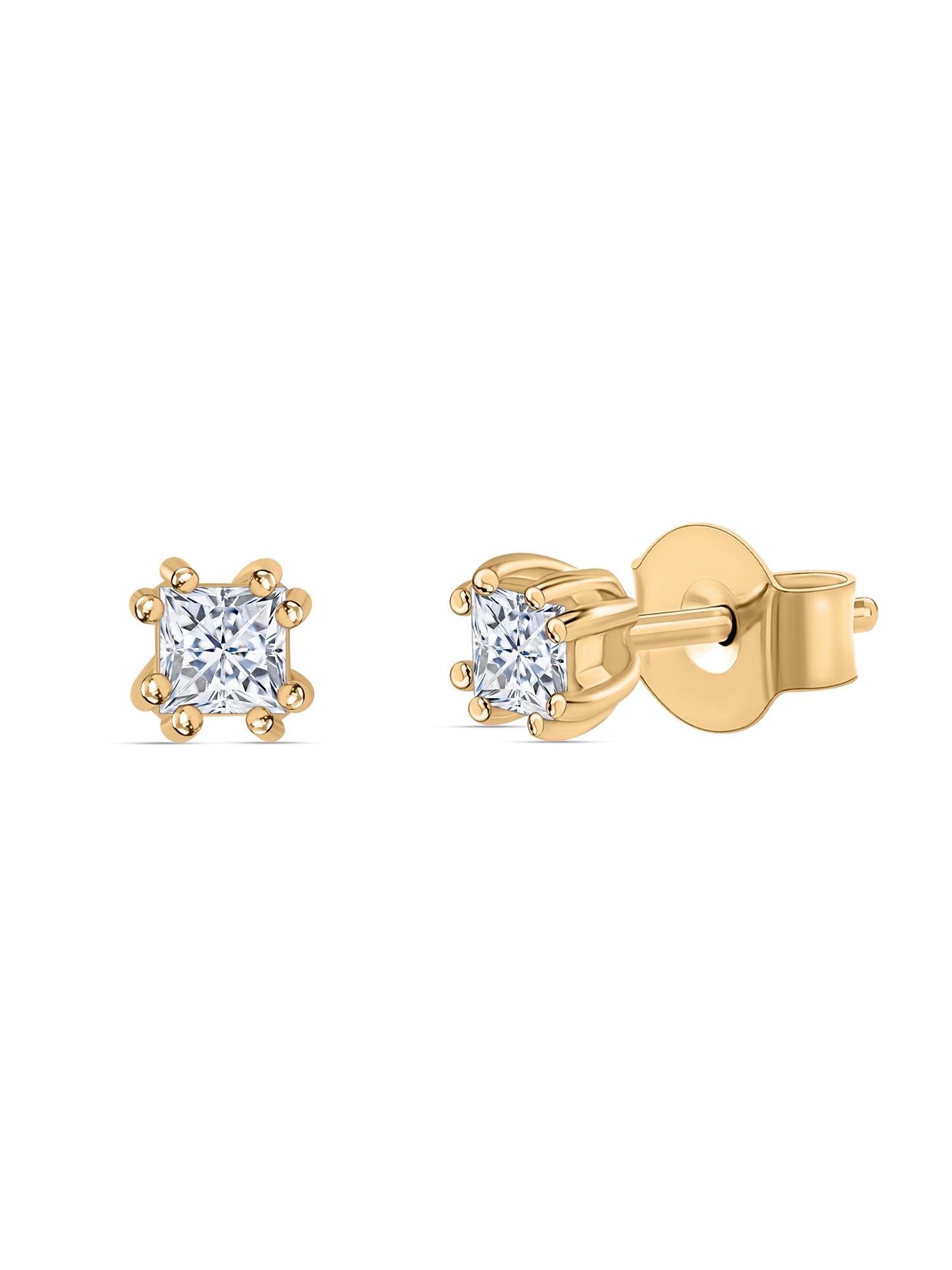 36-Pair Round Ball Stud Earrings Set for Women in Gold and Silver 36-Pair Round Ball Stud Earrings Set for Women in Gold and Silver