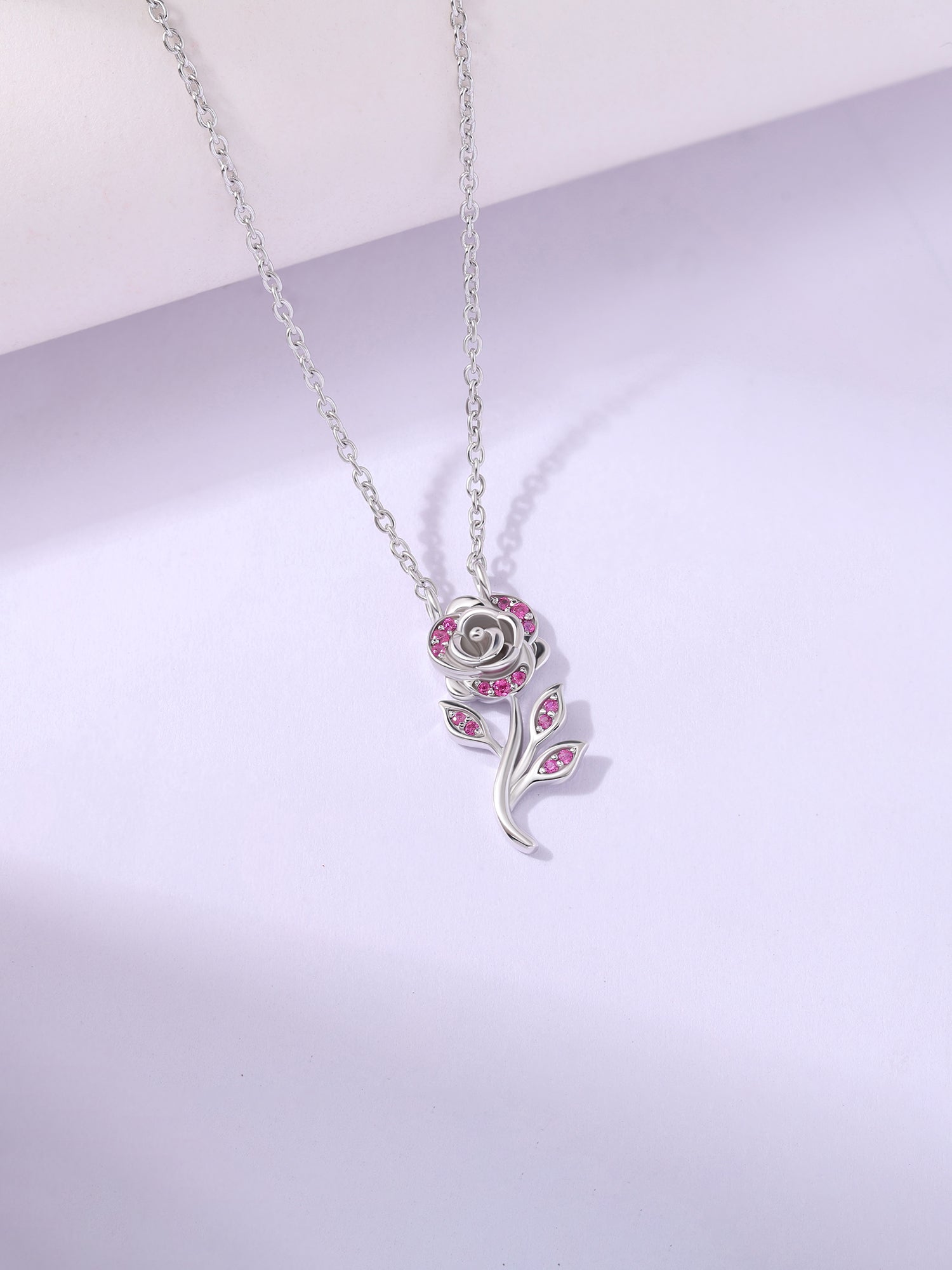 Eternal Garden Silver Valentine Necklace