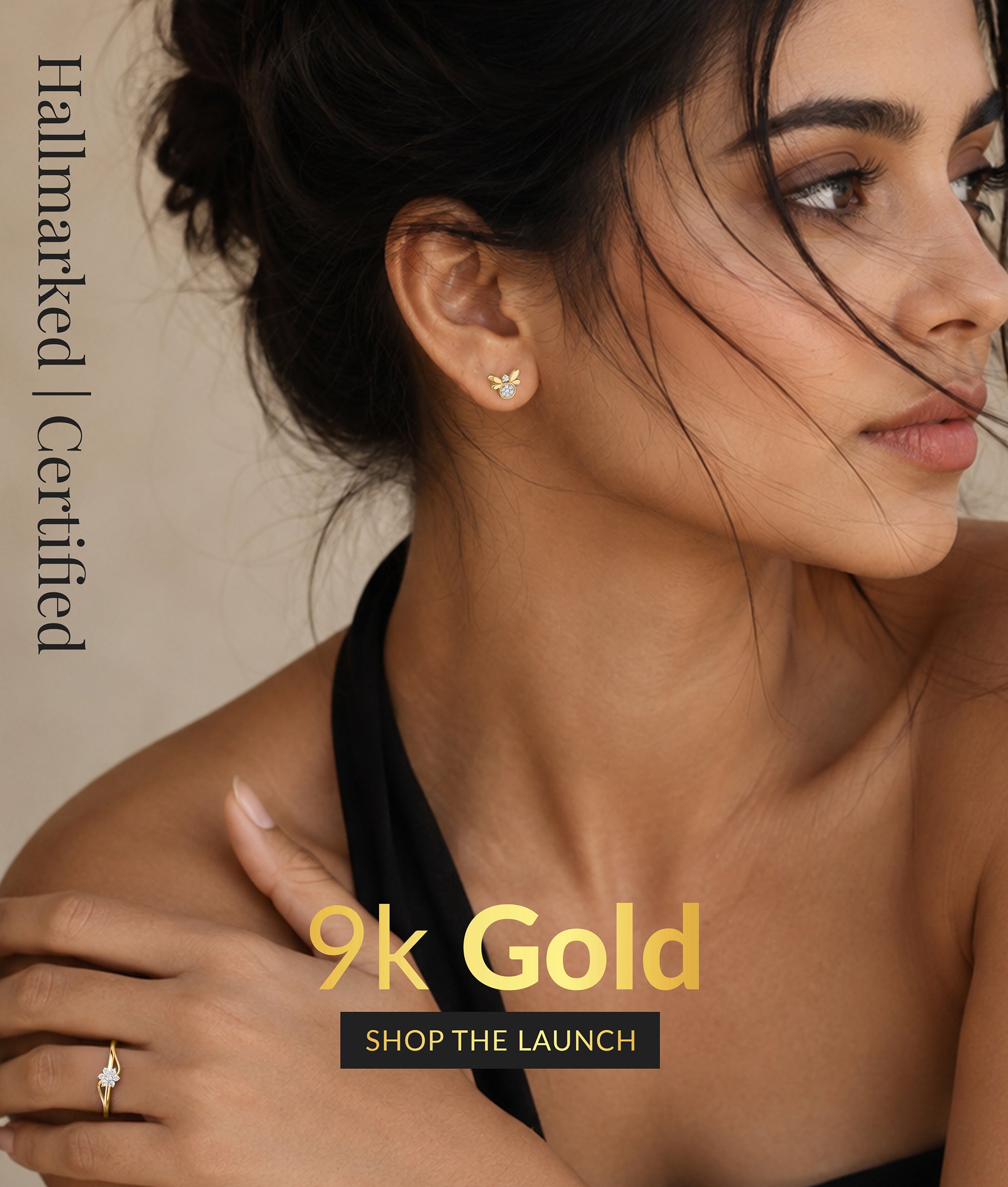 9K Light Weight Gold Jewellery