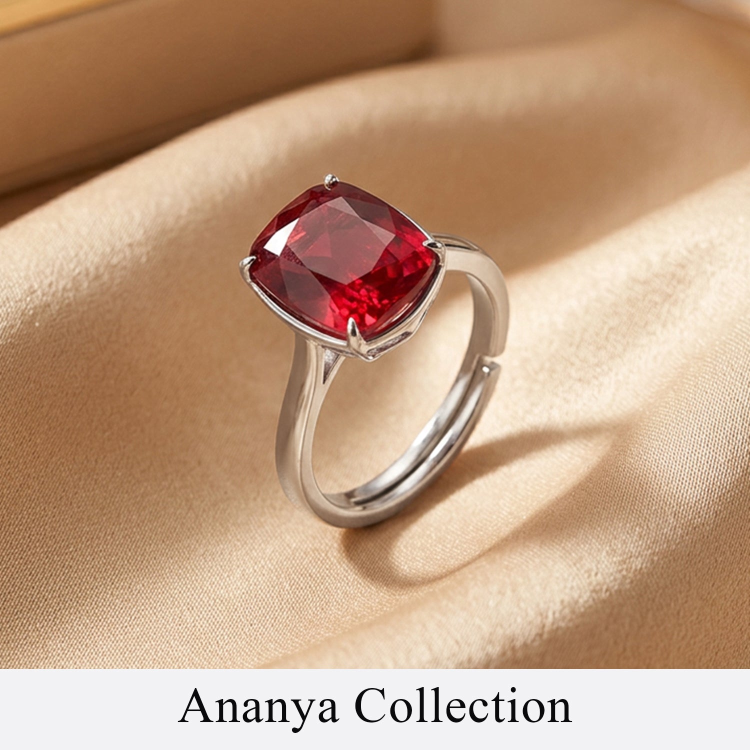 natural gemstone with pure 925 silver
