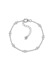 Ornate Pure Silver Bracelet For Women