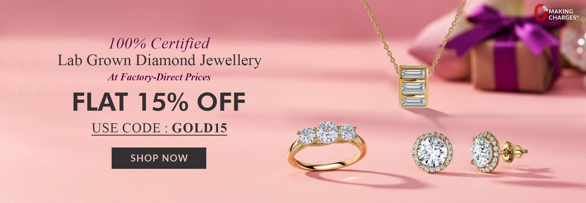 Lab Grown Diamond Jewellery online