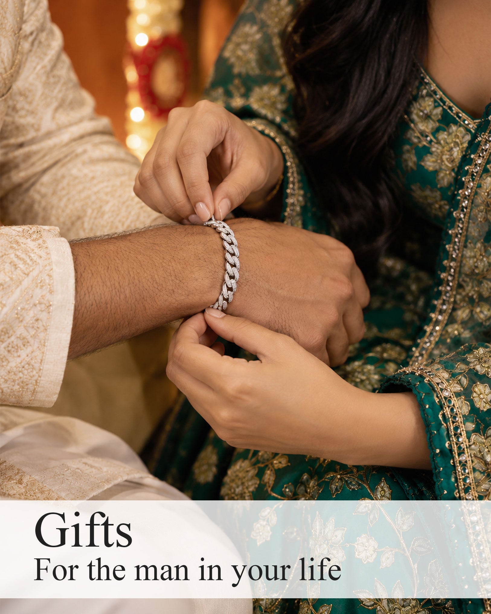 Gifts for Men - silver chain link bracelet, jewelry gift for husband boyfriend