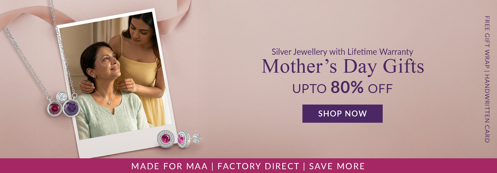 Mother's Day Sale upto 80% OFF