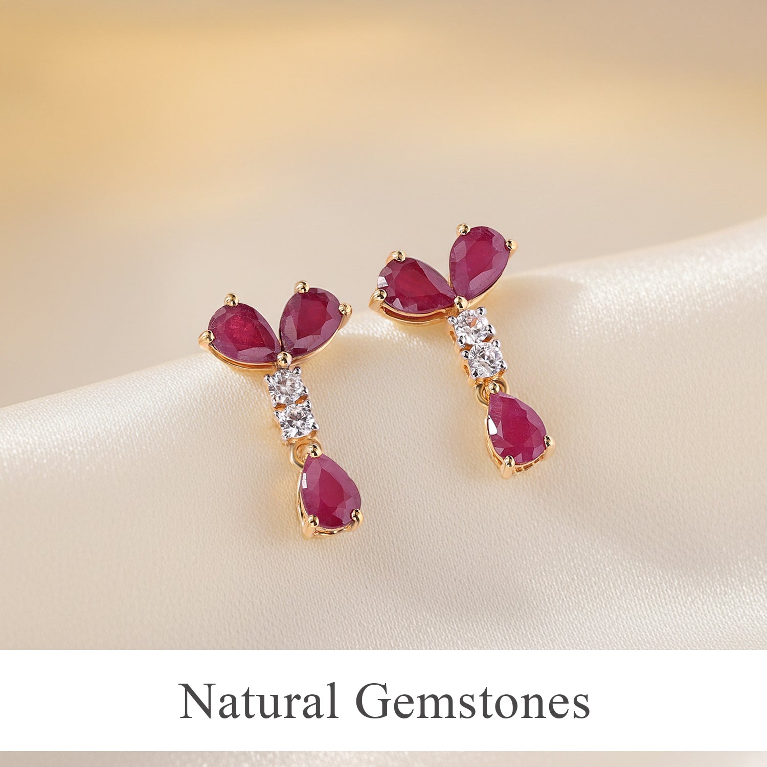 Natural gemstone jewellery