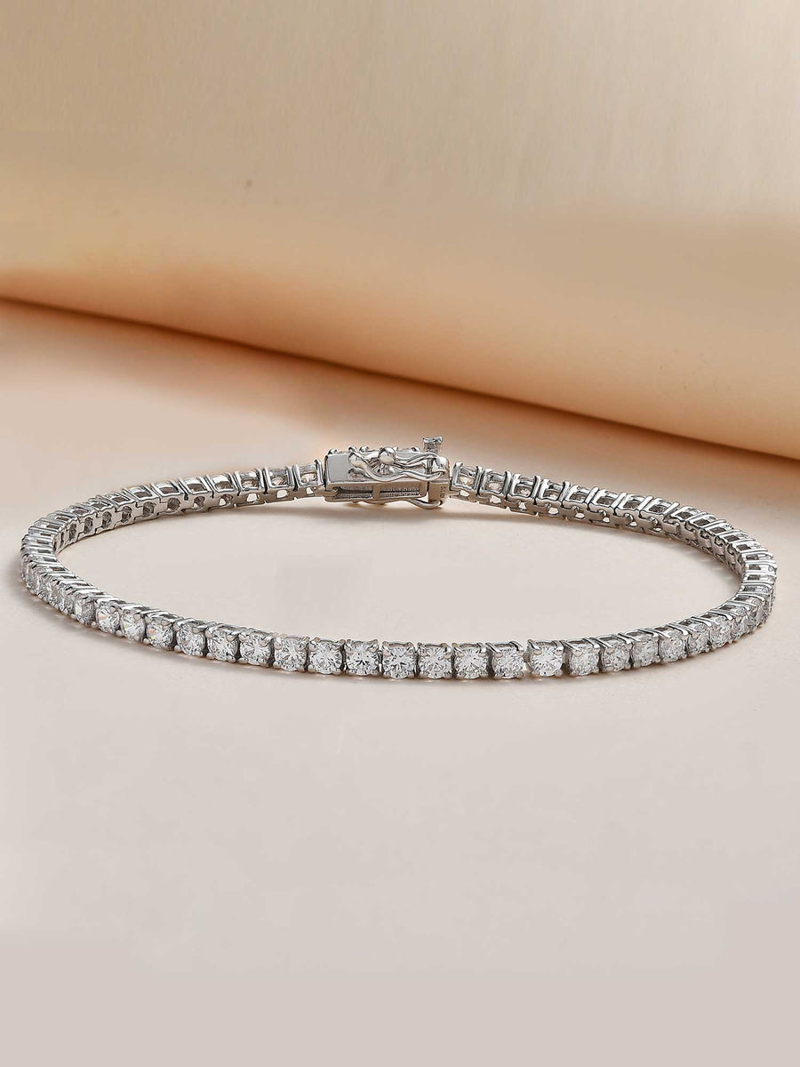 Buy Graceful AAA Grade American Diamond Tennis Bracelet – Ornate