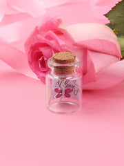 Pure Silver Red Ruby Butterfly Pendant