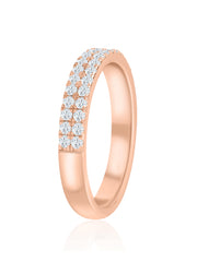 Lab Diamond Enchanted Band Ring For Women