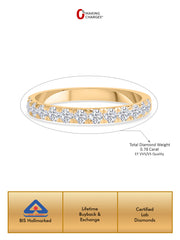 Lab Grown Shimmering Diamond Ring For Women
