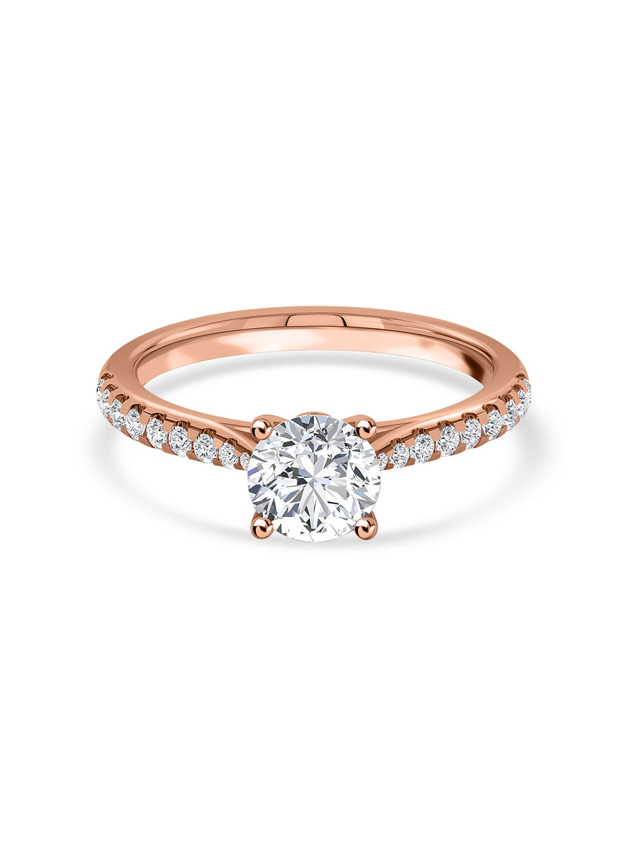 Pure Radiance Oval Solitaire Ring