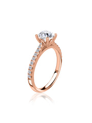 Pure Radiance Oval Solitaire Ring