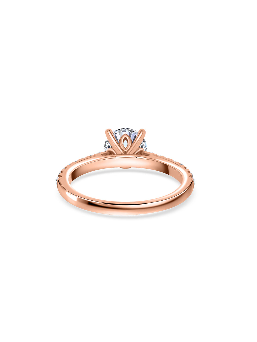 Pure Radiance Oval Solitaire Ring