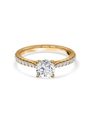 Pure Radiance Oval Solitaire Ring