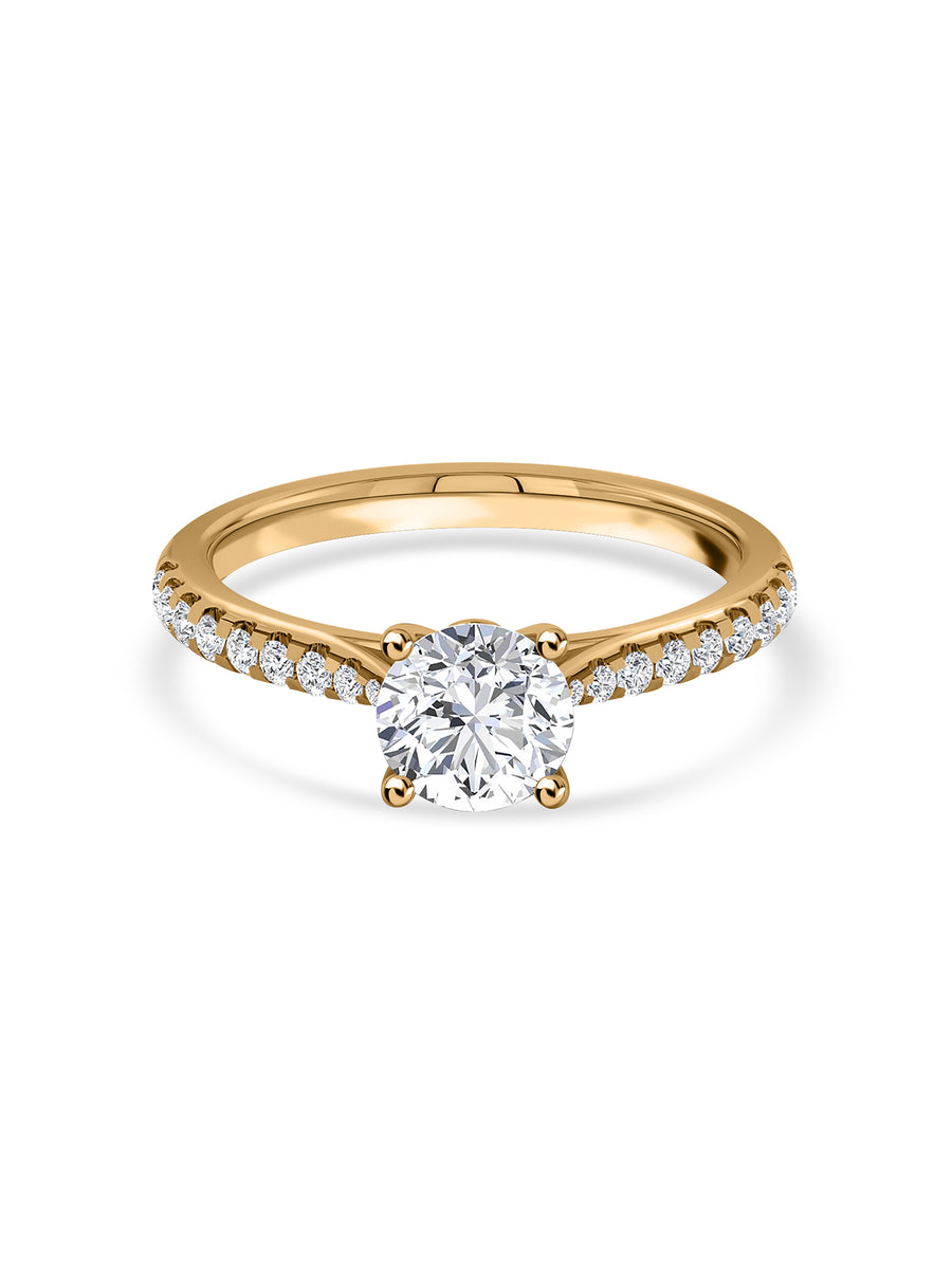Pure Radiance Oval Solitaire Ring