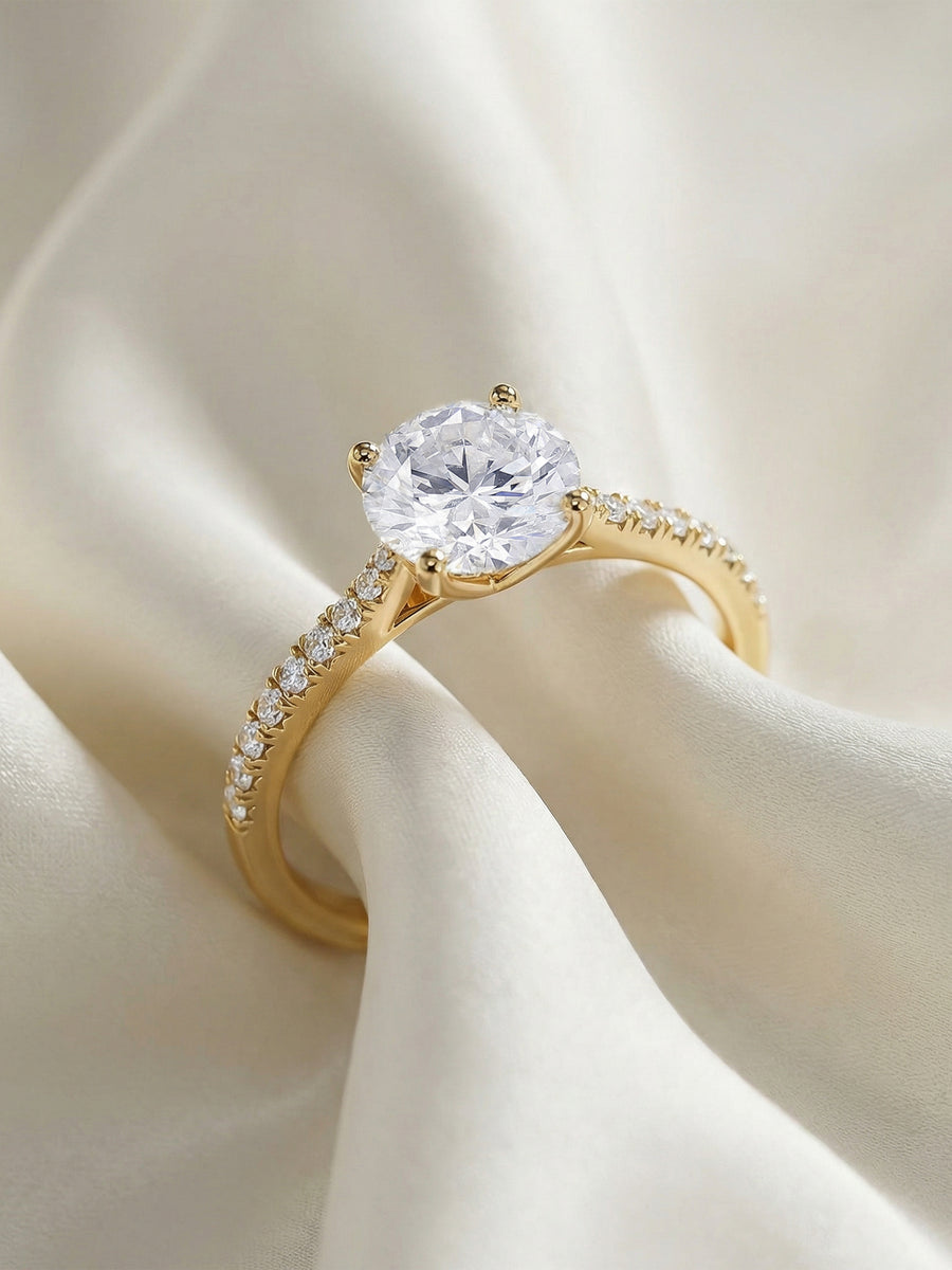 Heirloom 2 Carat Solitaire Lab Grown Diamond Ring