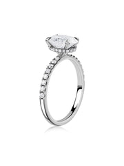 Ornate 1.5 Carat Oval Solitaire Ring