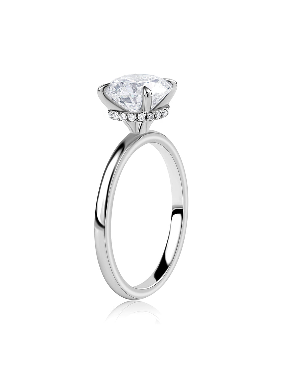 Me Amour 2 Ct Lab Grown Solitaire Diamond Ring