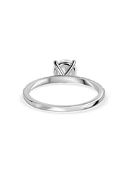Ornate 1 Carat Lab Grown Diamond Wedding Solitaire Ring