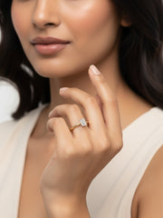 Lab Grown 1 Carat Engagement Diamond Ring