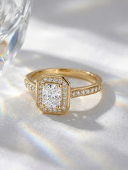 Radiant Spark Lab-Grown Diamond Halo Ring