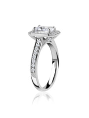 Radiant Spark Lab-Grown Diamond Halo Ring