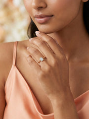 1 Carat Radiant Solitaire Diamond Ring