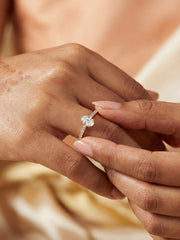 Oval 1 Carat Lab Grown Diamond Ring