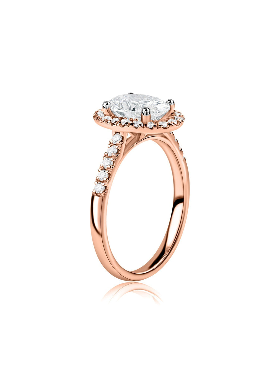 Halo 1.5 Carat Lab Grown Diamond Ring