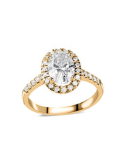 Halo 1.5 Carat Lab Grown Diamond Ring