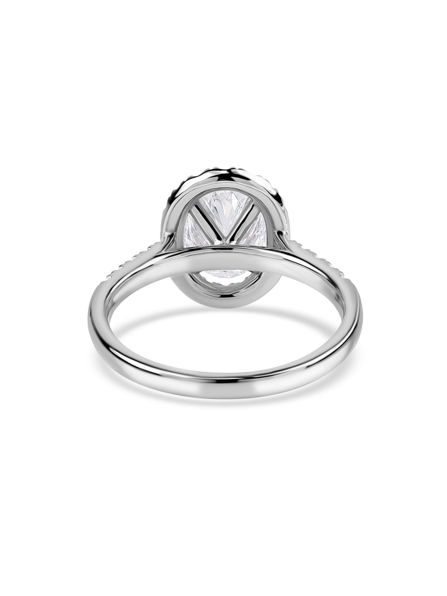 Halo 1.5 Carat Lab Grown Diamond Ring
