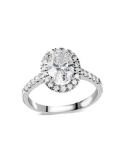 Halo 1.5 Carat Lab Grown Diamond Ring