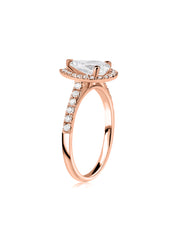 Peary Halo 1.5 Carat Lab Grown Diamond Ring