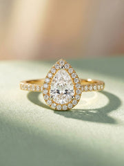 Peary Halo 1.5 Carat Lab Grown Diamond Ring