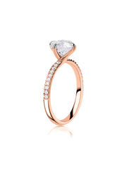 Luminous 1.5 carat Lab Grown Diamond Solitaire Ring