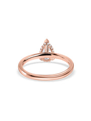 Grace Note Pear Diamond Solitaire Ring