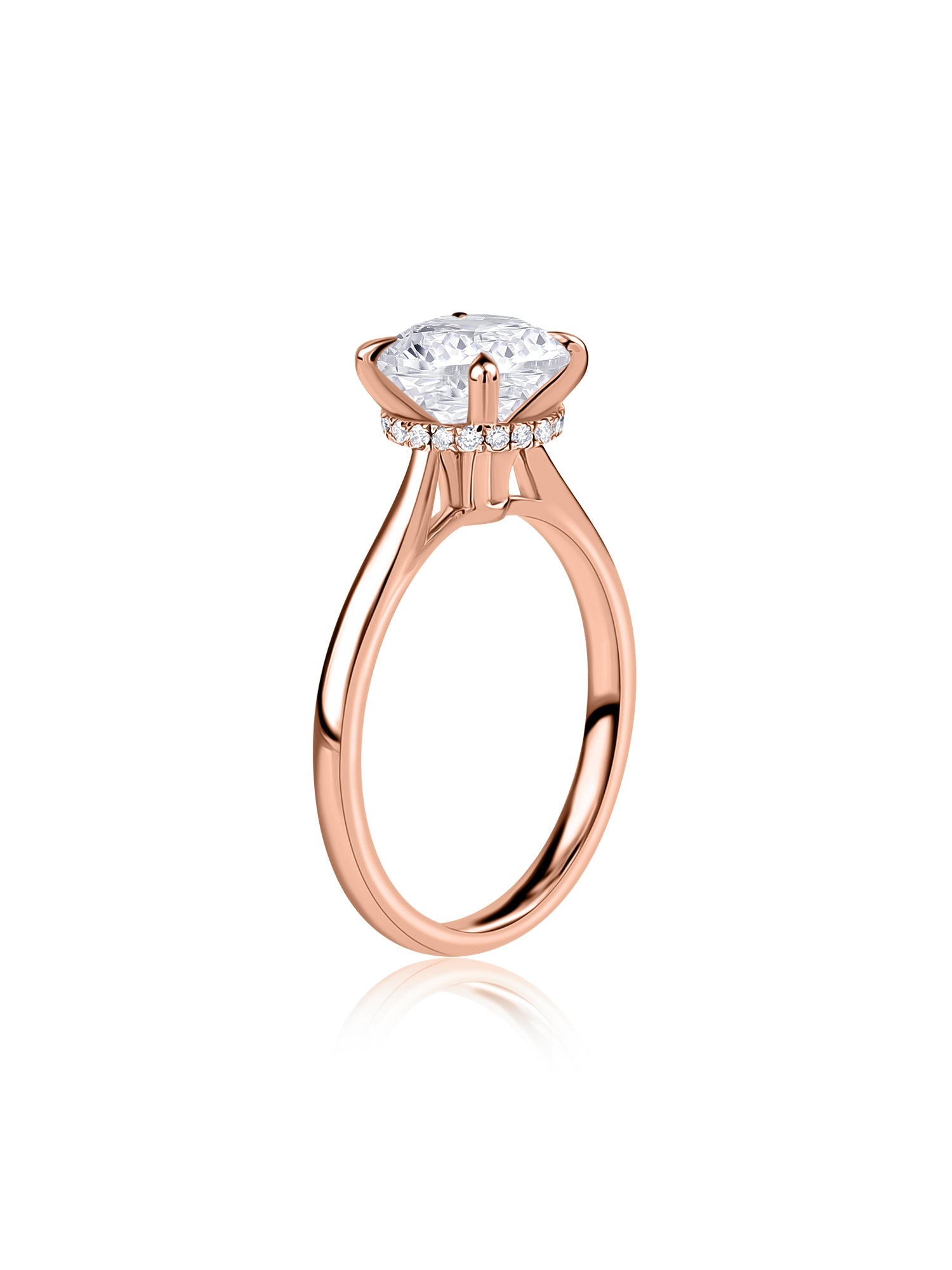 2 Carat Radiant Round Diamond Classic Ring