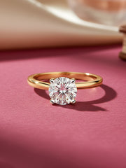 1.5 Carat Round Lab-Grown Diamond Solitaire Ring