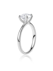 1.5 Carat Round Lab-Grown Diamond Solitaire Ring