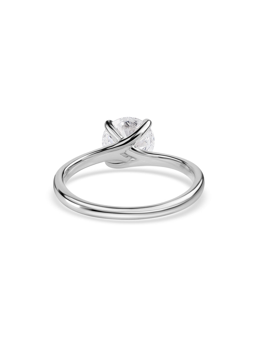1.5 Carat Round Lab-Grown Diamond Solitaire Ring