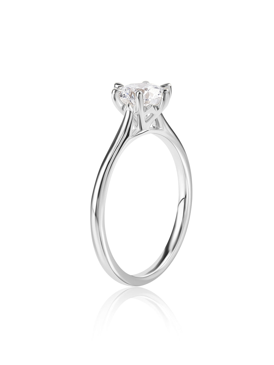 Lab Grown 1.50 Carat Round Solitaire Diamond Ring