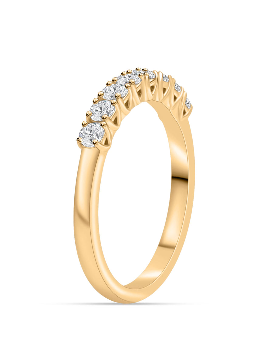 Stylish Lab Grown Diamond Band Ring