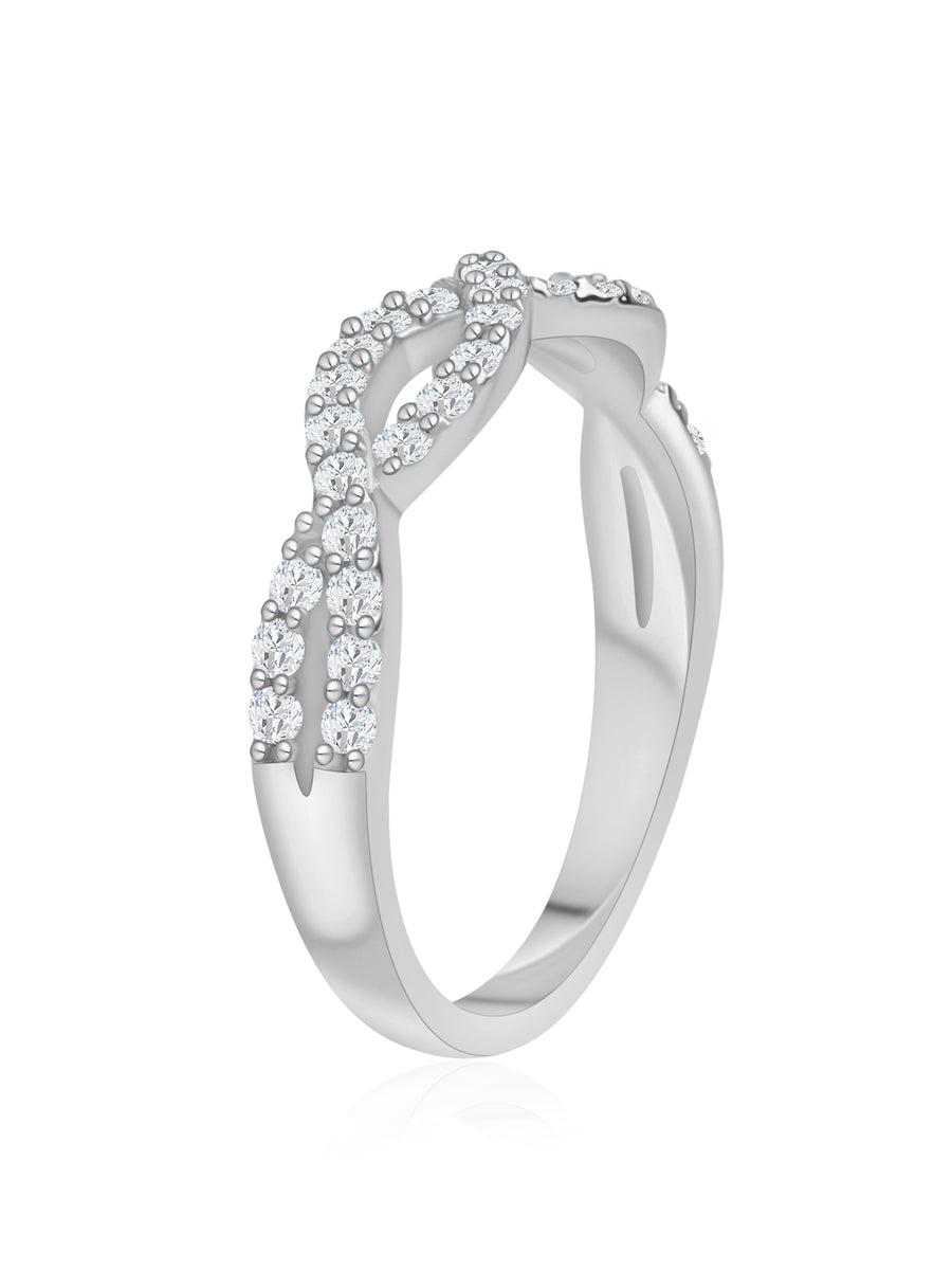 Lab Grown Graceful Diamond Ring For Women