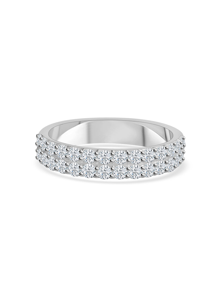 Buy Classic Half Eternity Band Ring For Women – Ornate Jewels