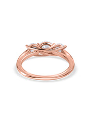 1 Carat Round Diamond Classic Three-Stone Ring