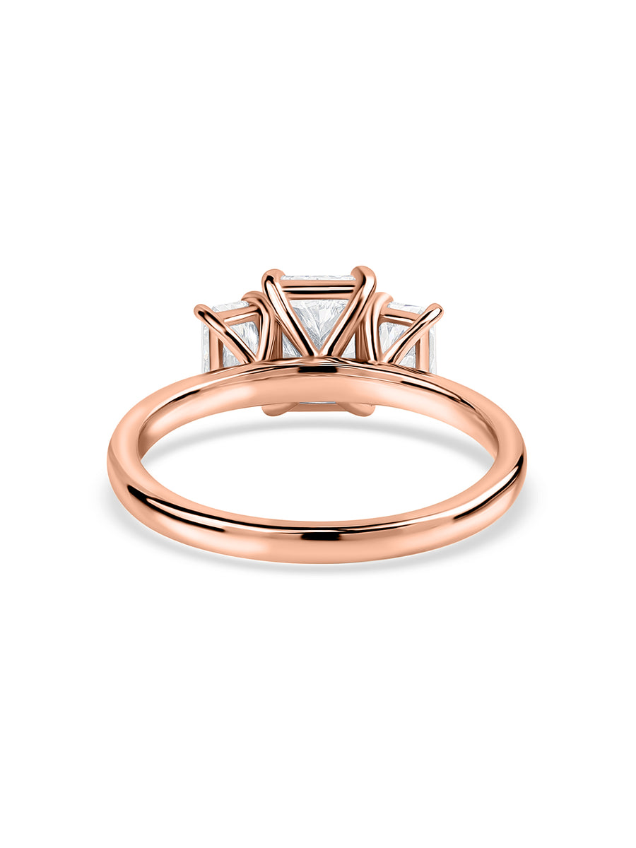 Three Stone Lab Grown Diamond Ring