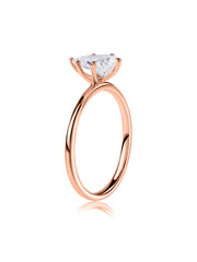 1.5 Carat Pear Diamond Solitaire Ring